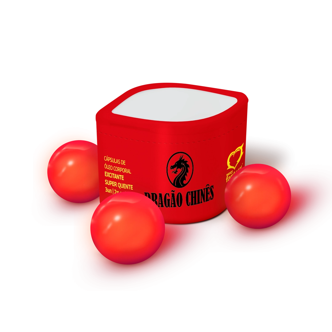 Bolinha Explosiva Dragão Chinês Sensação Intensa de Aquecimento Cápsula com 3 Unid - Sexy Fantasy Bolinha Explosiva Dragão Chinês Sensação Intensa de Aquecimento Cápsula com 3 Unid - Sexy Fantasy