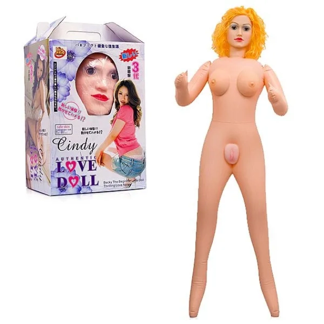 Boneca Inflável Loira Linda Aisha