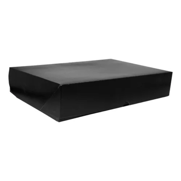 Caixa para Presente Preta 25 x 20 x 4 cm - DSS