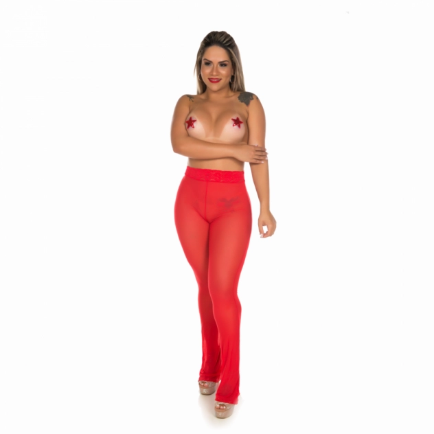 Calça Tule Pimenta Sexy Calça Tule Pimenta Sexy