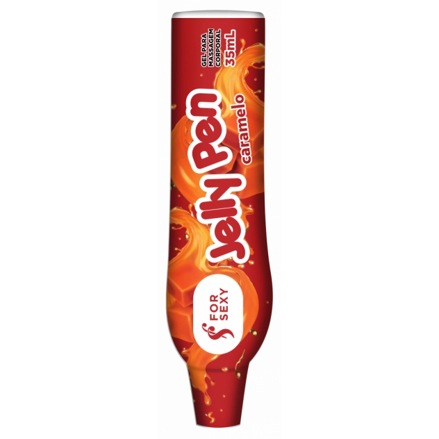 Caneta Comestível Jelly Pen Caramelo 35ml For Sexy 