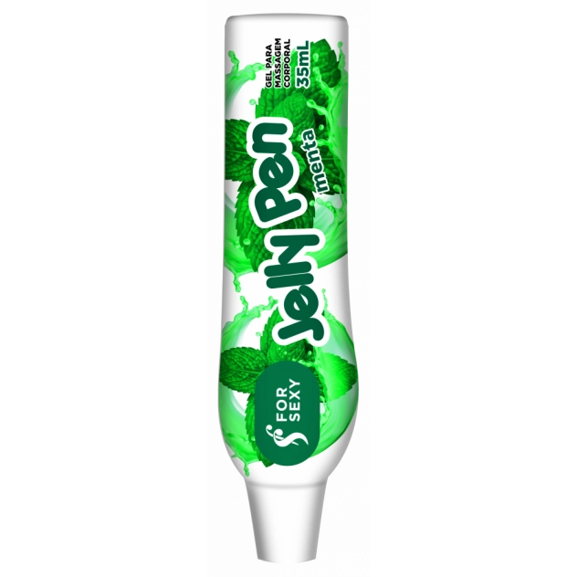 Caneta Comestível Jelly Pen Menta 35ml For Sexy 