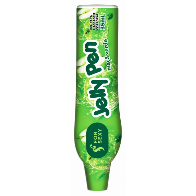 Caneta Comestível Jelly Pen Maçã Verde 35ml For Sexy 
