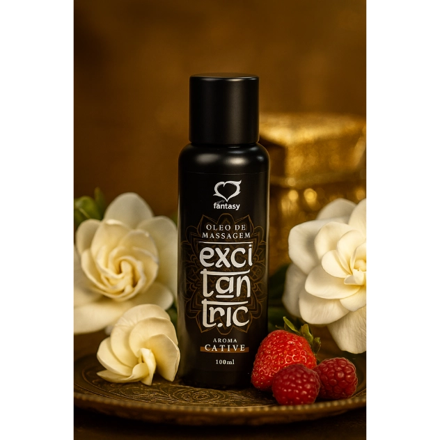 Óleo para Massagem Cative Excitantric Sexy Fantasy 100ml fragrância sensual