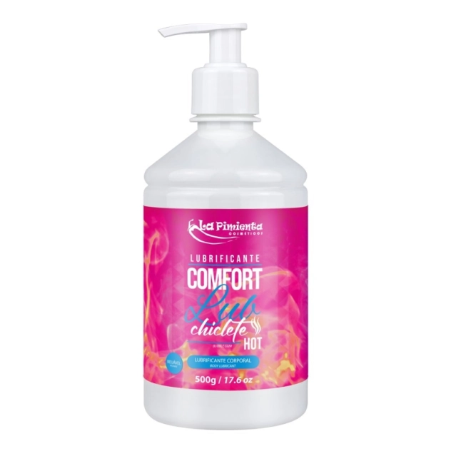 Comfort Lub Lubrificante Corporal de Chiclete Hot 500g La Pimienta