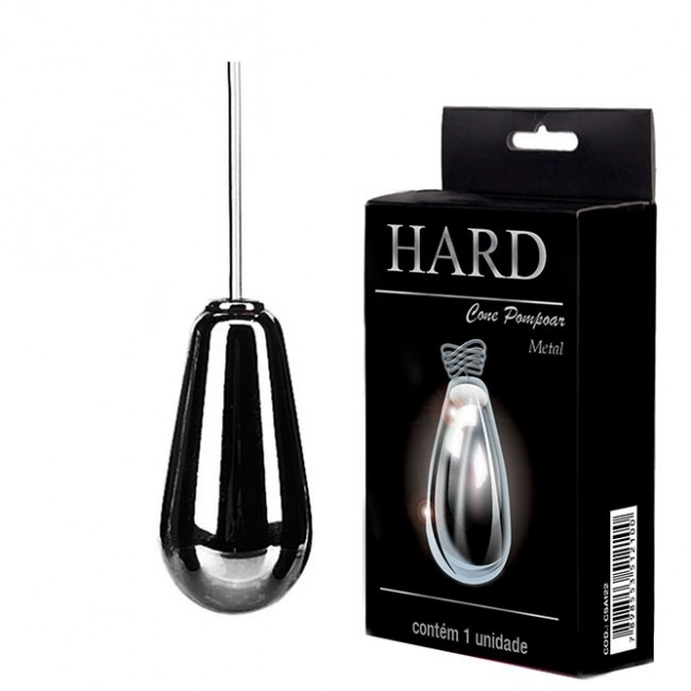 Cone Vaginal para Pompoarismo Preto 70 g Hard