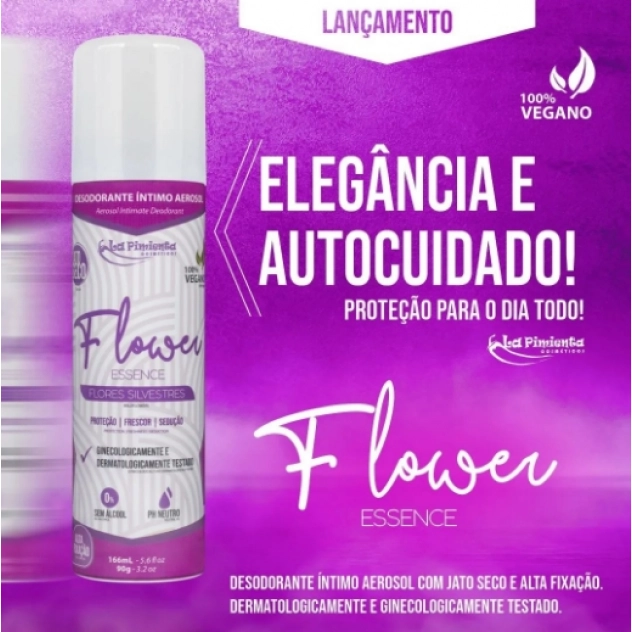 Desodorante Íntimo Flower Essence 166 ml La Pimienta
