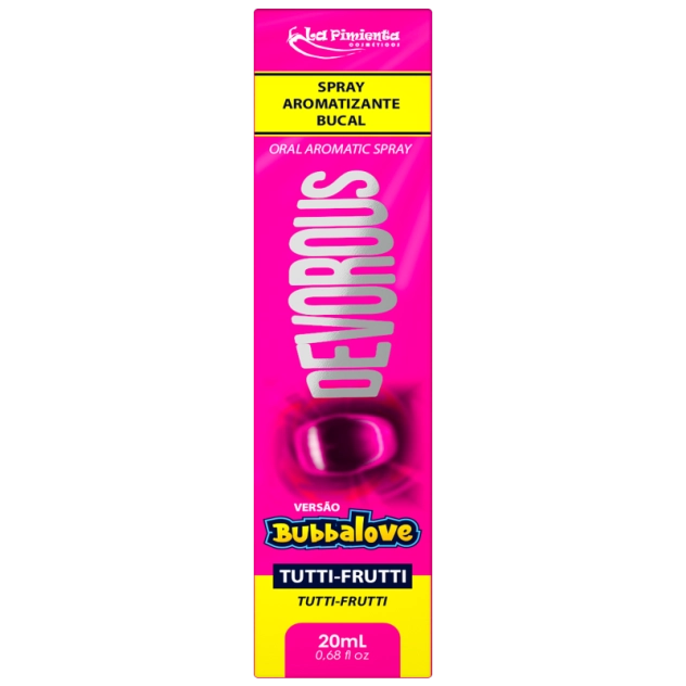 Devorous Bubbalove Tutti-Frutti Spray para Sexo Oral 20 ml - La Pimienta