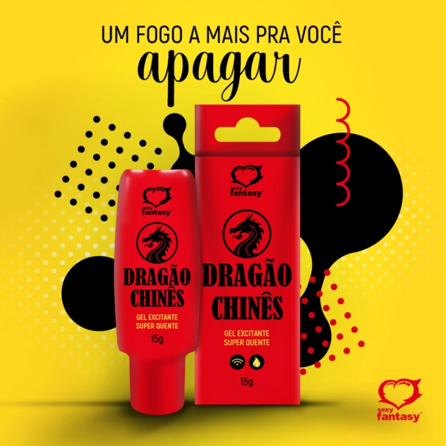 Dragão Chinês Gel Excitante Hot 15g Dragão Chinês Gel Excitante Hot 15g
