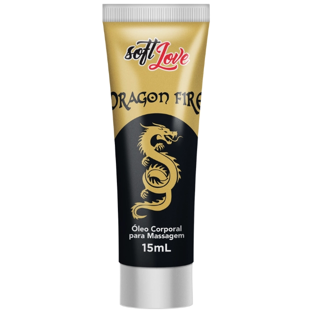 Dragon Fire Lubrificante Poderoso Excitante Que Esquenta Bisnaga 15 ml Soft Love 