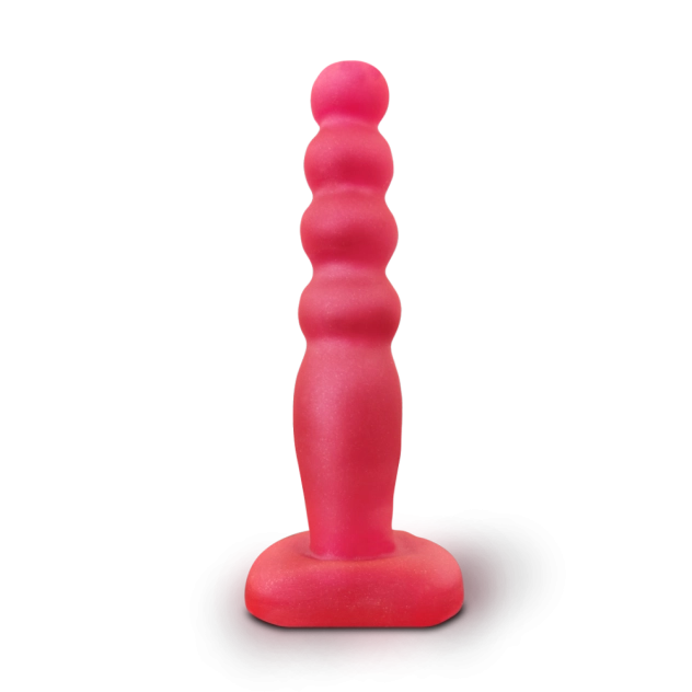 Estimulador Candy Pop PLUG Maciço Rosa 14x2,8cm | Textura Lisa e Realística | Tamanho Compacto | Sexy Fantasy