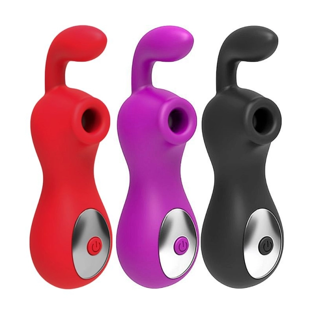 Estimulador de Clitóris e Vibrador com 12 Modos de Pulsação e Vibração 2 em 1 - Tabs