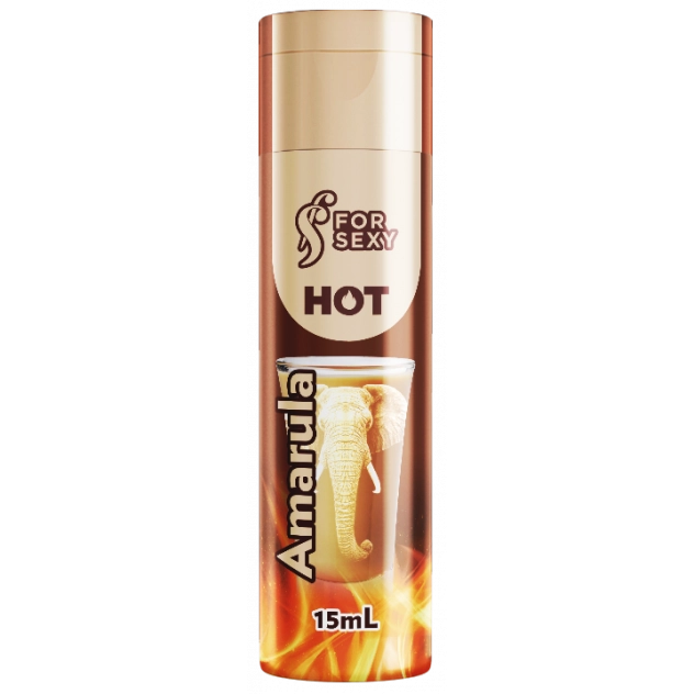 Gel Hot Comestível Sabor Amarula 15 ml For Sexy 