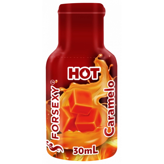 Gel Hot Comestível Sabor Caramelo 30 ml For Sexy