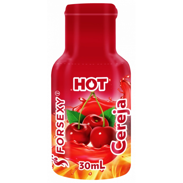 Gel Hot Comestível Sabor Cereja 30 ml For Sexy