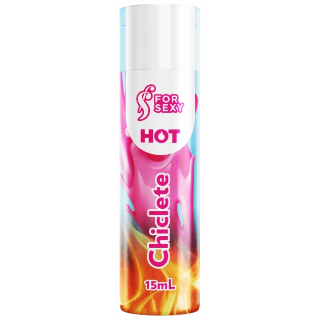 Gel Hot Comestível Sabor Chiclete 15 ml For Sexy