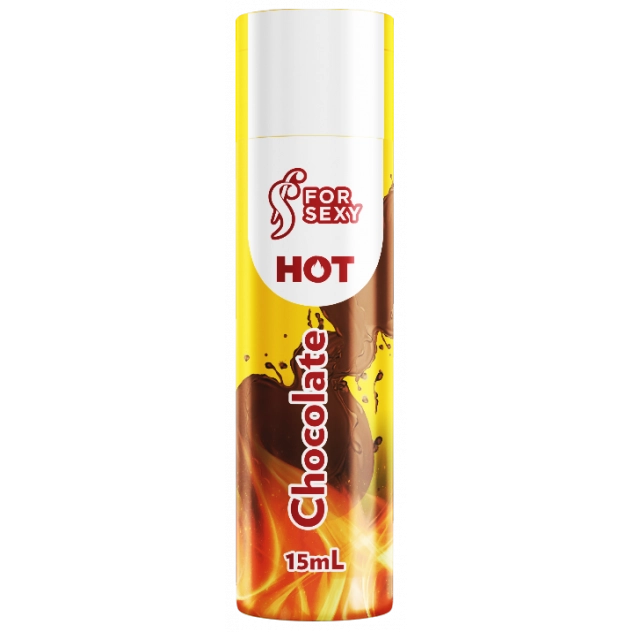 Gel Hot Comestível Sabor Chocolate 15 ml For Sexy