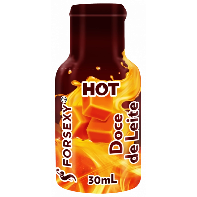 Gel Hot Comestível Sabor Doce de Leite 30 ml For Sexy 