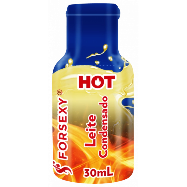 Gel Hot Comestível Sabor Leite Condensado 30 ml For Sexy