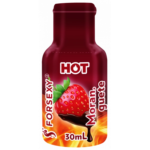 Gel Hot Comestível Sabor Moranguete 30 ml For Sexy