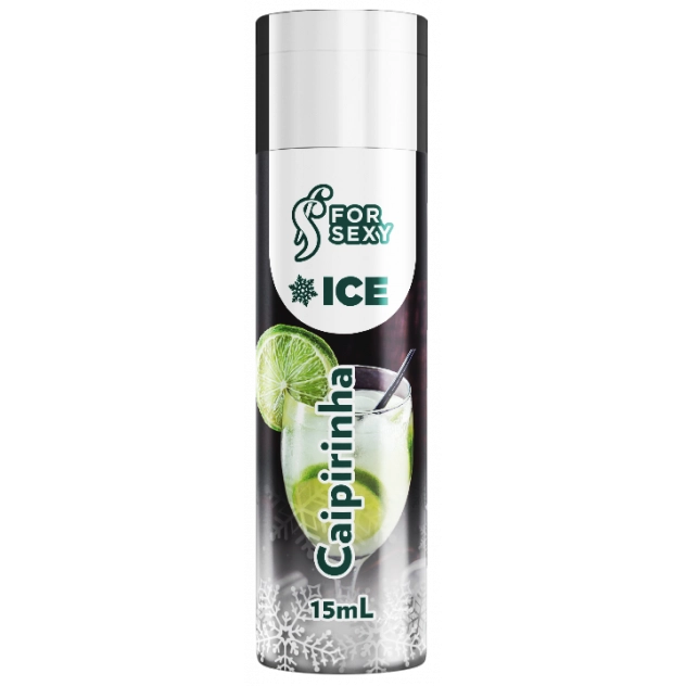 Gel Ice Comestível Sabor Caipirinha 15 ml For Sexy