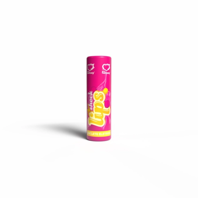 Gloss Shock Lips Sabor Chiclete 5ml | Sensação de Choque e Estímulo Labial | Uso Labial e Íntimo | Sexy Fantasy