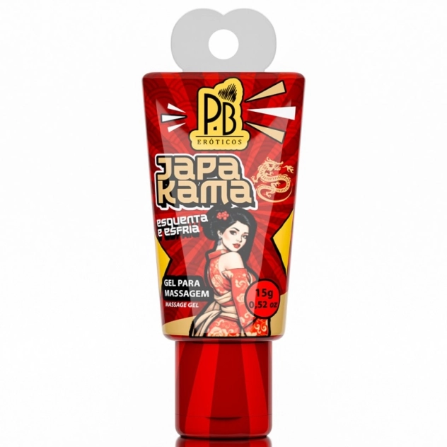 Japa Kama Gel para Massagem Corporal 15g Linha PB Eróticos La Pimienta