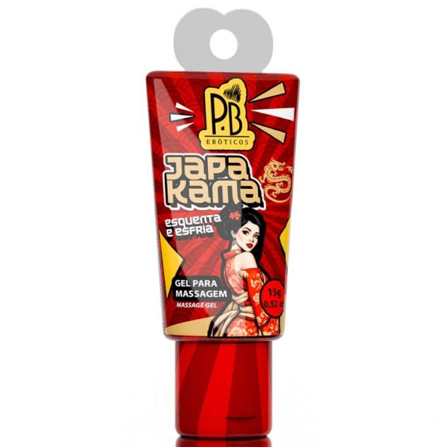 Japa Kama gel excitante 15g com efeito ice hot La Pimienta