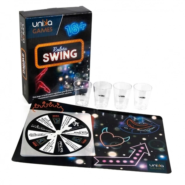 Jogo Roleta Swing com 4 Shots Unika