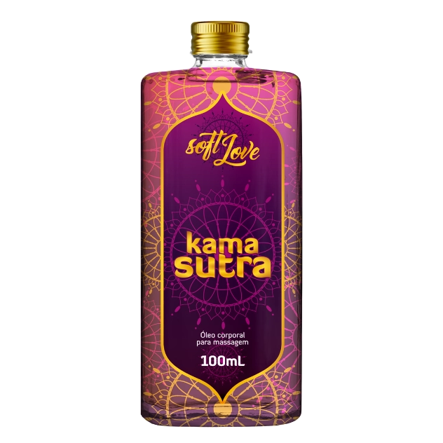 Kama Sutra Oleo para Massagem Corporal Aromático 100ml Soft Love