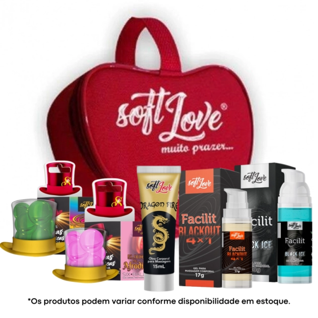 Kit Soft Love Necessaire Coração