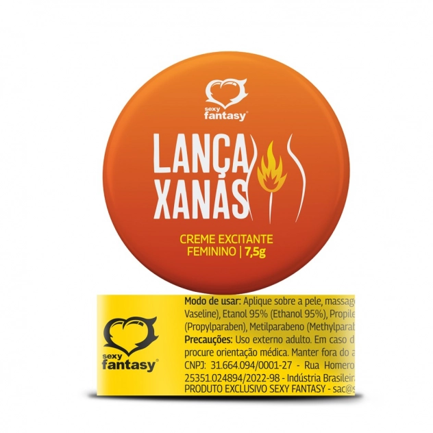 Lança Xanas Excitante Feminino Pomada 7,5 g Sexy Fantasy