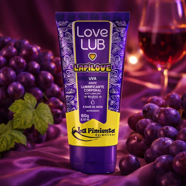 Lapilove Uva Lubrificante Beijável à Base de Água 60 g La Pimienta