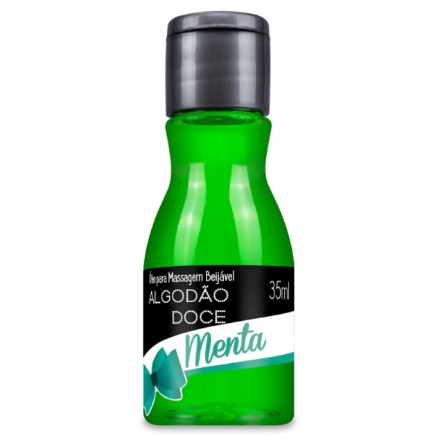 Algodão Doce Óleo para Massagem Beijável de Menta Hot 35ml La Pimienta Algodão Doce Óleo para Massagem Beijável de Menta Hot 35ml La Pimienta