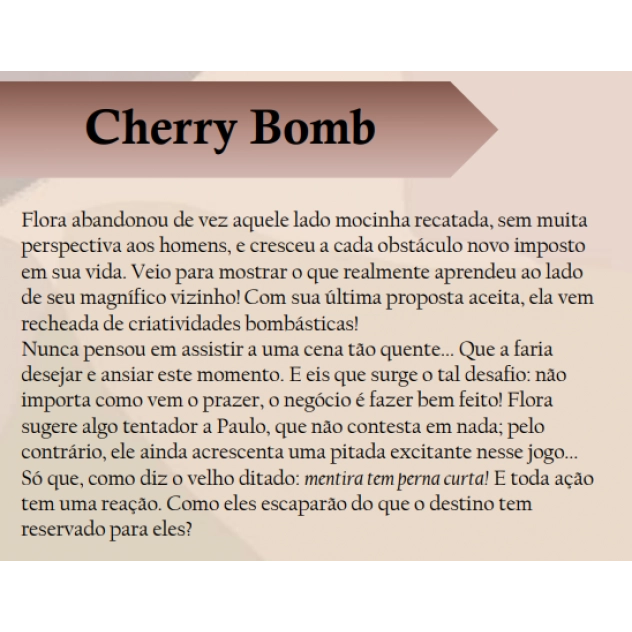 Livro Cherry Bomb