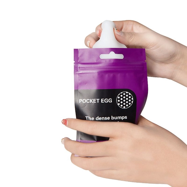 Masturbador EGG Pocket Texturizado em Silicone Dot