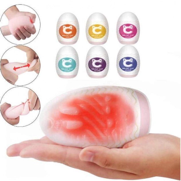 Masturbador Masculino Egg Magic Cat Sweety S-Hande