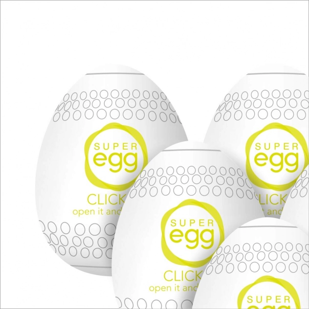 Kit Masturbador Super Egg Clicker Caixa com 6 unidades Kit Masturbador Super Egg Clicker Caixa com 6 unidades