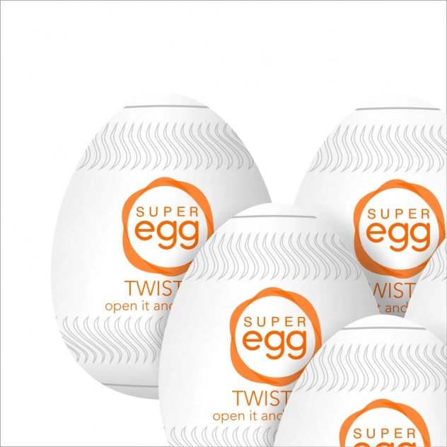 Kit Masturbador Super Egg Twister Caixa com 6 unidades