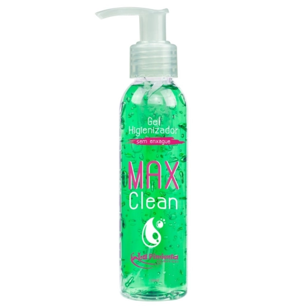 Max Clean Gel Higienizador para Limpeza Brinquedo Erotico 120ml - La Pimienta