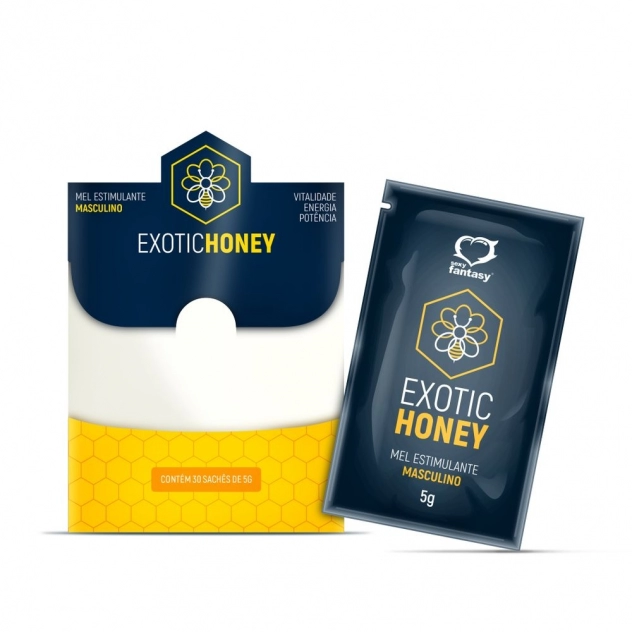 Exotic Honey Gel Estimulante Masculino Sachê 5g Sexy Fantasy