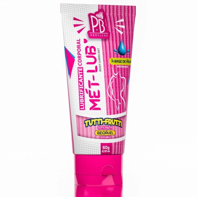 Mét Lub Lubrificante beijável de Tutti-frutti 60g La Pimienta à base de água