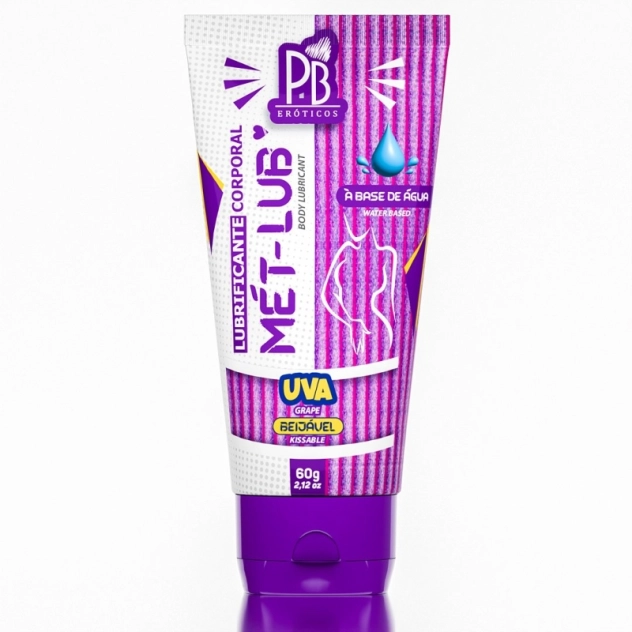 Mét Lub Lubrificante Beijável de Uva 60g - La Pimienta
