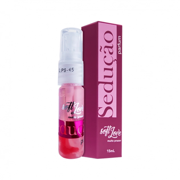 Perfume Sedução Enriquecido Com Feromônios e Micro Penis 15ml Soft Love