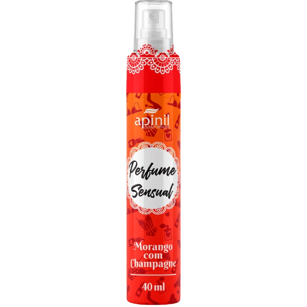 Perfume Sensual Morango com Champagne Apinil Perfume Sensual Morango com Champagne Apinil