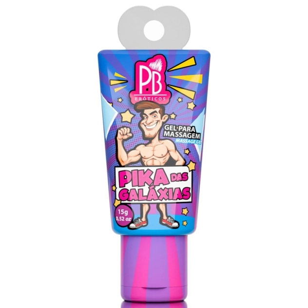 Pika das Galáxias Gel para Massagem Corporal 15g Linha PB Eróticos La Pimienta