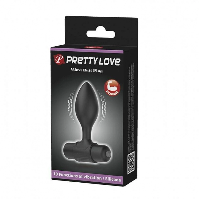 Plug Anal 10 Vibrações Pretty Love Butt Plug