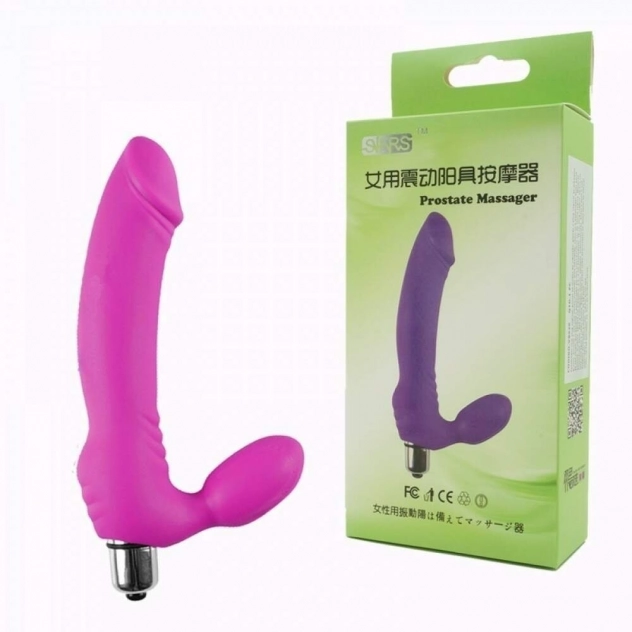 Plug Anal em Formato de Pênis com 10 Vibrações