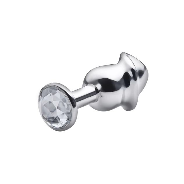 Plug Anal Pênis Lite Plug Prata com Pedra Cristal 8,2 x 2,86 cm 21g - Sexy Fantasy Plug Anal Pênis Lite Plug Prata com Pedra Cristal 8,2 x 2,86 cm 21g - Sexy Fantasy
