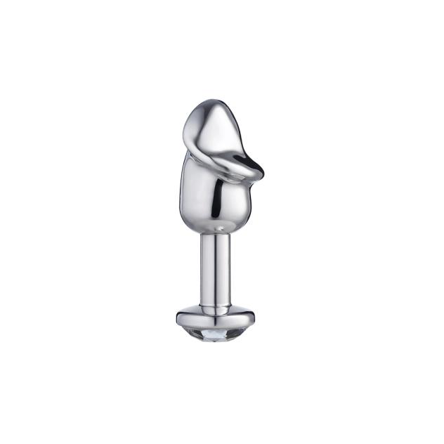 Plug Anal Pênis Lite Plug Prata com Pedra Cristal 8,2 x 2,86 cm 21g - Sexy Fantasy Plug Anal Pênis Lite Plug Prata com Pedra Cristal 8,2 x 2,86 cm 21g - Sexy Fantasy